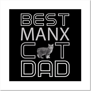 Best Manx Cat Dad Posters and Art